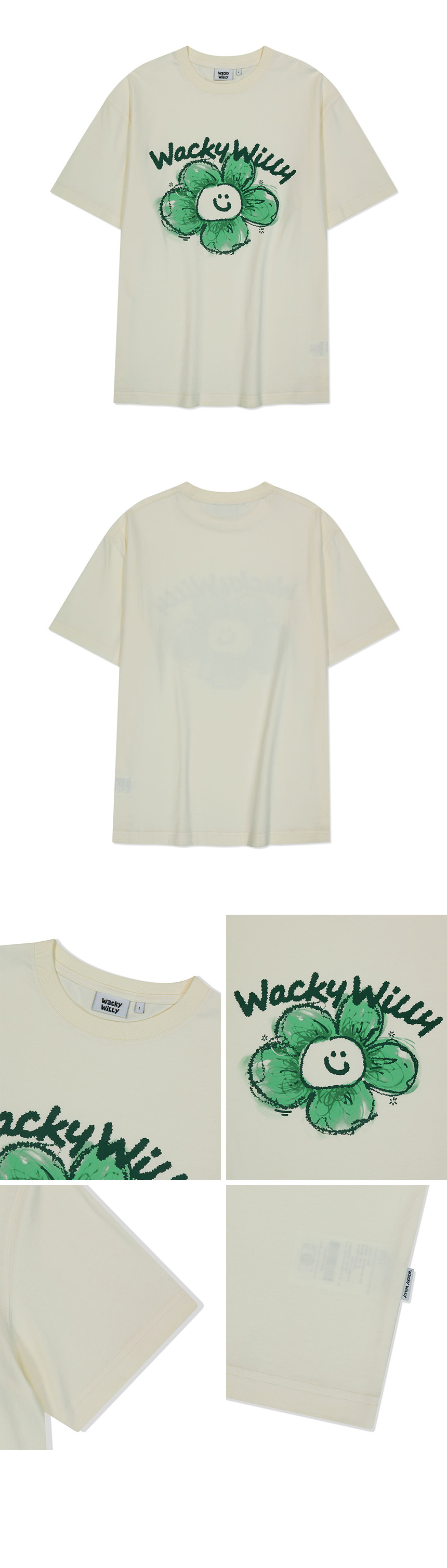 MUSINSA | WACKY WILLY Signature Big Lily Short Sleeve T